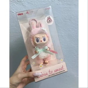 labubu mokoko close to sweet vinyl plush doll pendant limited