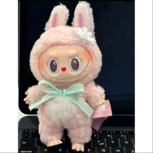 labubu mokoko close to sweet vinyl plush doll pendant limited