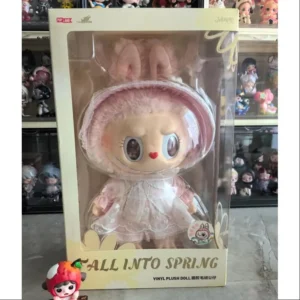 labubu mokoko fall into spring vinyl plush doll limited