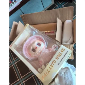 labubu mokoko fall into spring vinyl plush doll limited