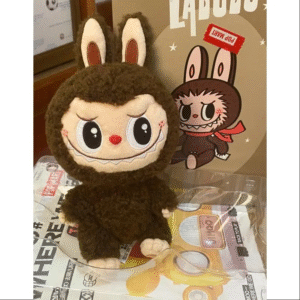 labubu the monsters labubu plush doll brown limited